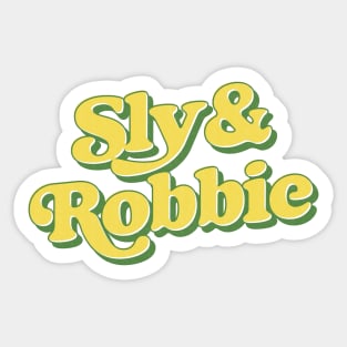 Sly & Robbie /// Reggae Lover Gift Sticker